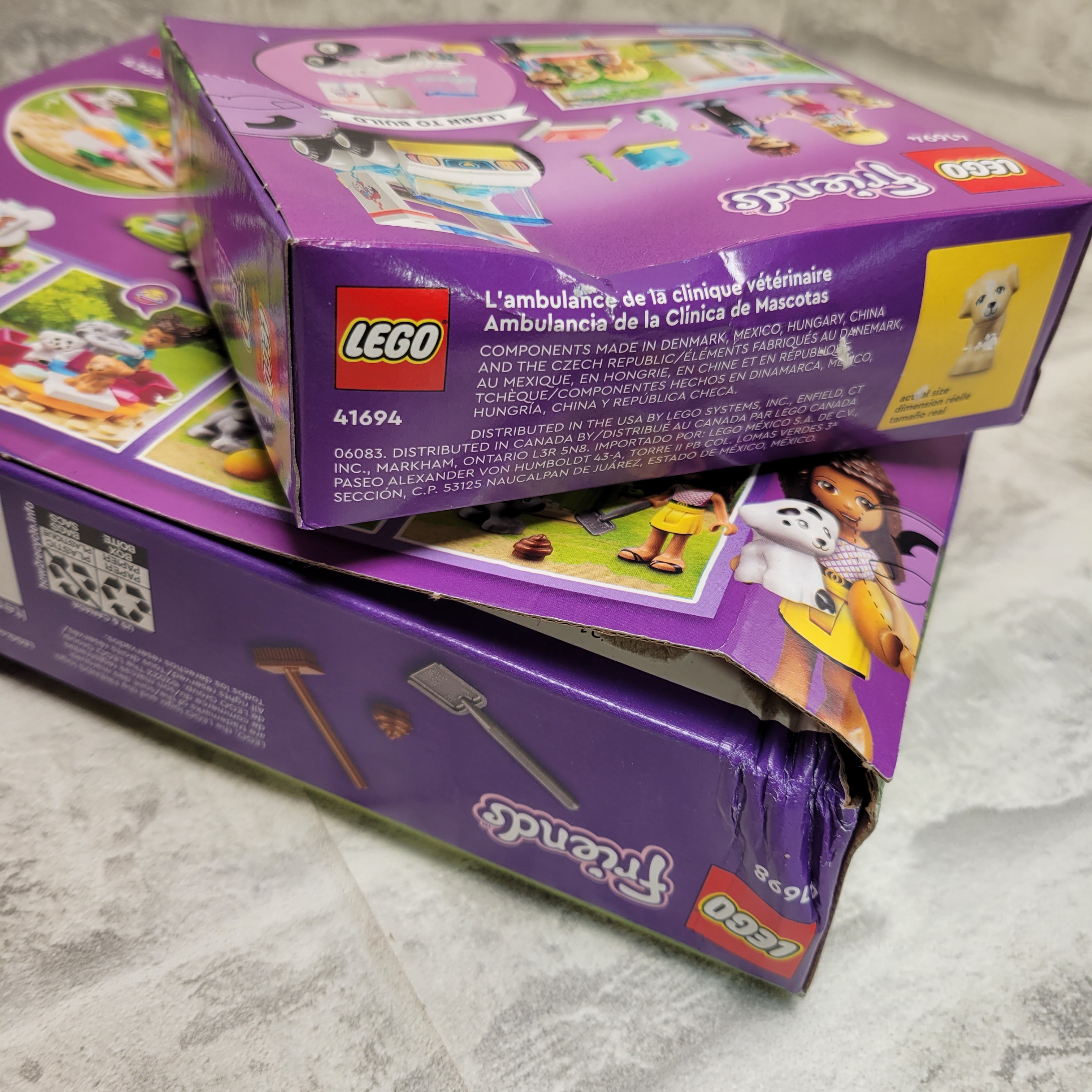 LEGO Friends Pet Playground 41698 & Pet Clinic Ambulance (7922185240814)